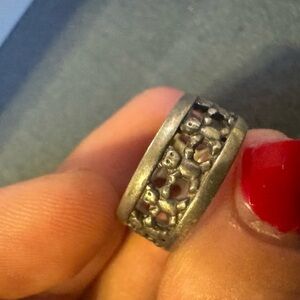 James Avery Sterling Silver Teddy Bear Ring Band